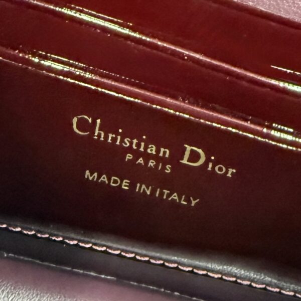 Lady Dior Pearl Clutch – Cherry Patent Lambskin