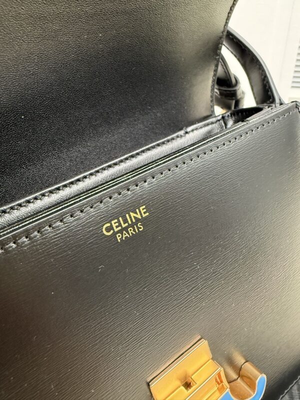 Celine Women's Teen Triomphe Calfskin Handbag / Shoulder Bag