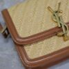 Solferino Box 19cm Bag – Mustard Yellow Leather & Woven Detail