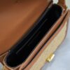 Solferino Box 19cm Bag – Mustard Yellow Leather & Woven Detail