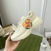 sy_no_107B814EF7F7BF404C74984D5D53EAEC_4 Gucci Rhyton Interlocking G Heart Leather Sneaker in Off-White