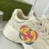 sy_no_107B814EF7F7BF404C74984D5D53EAEC_6 Gucci Rhyton Interlocking G Heart Leather Sneaker in Off-White