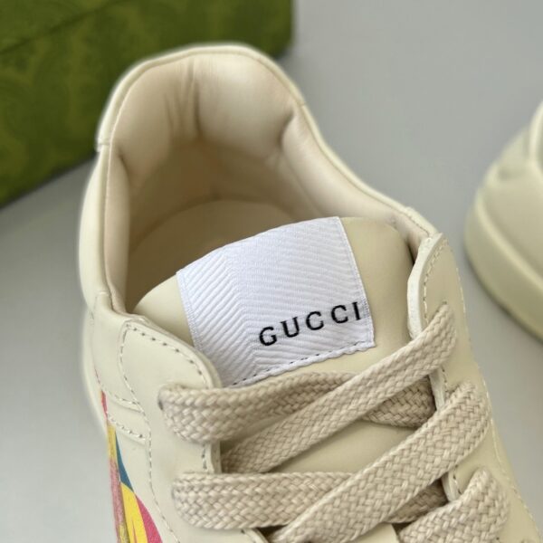 sy_no_107B814EF7F7BF404C74984D5D53EAEC_7 Gucci Rhyton Interlocking G Heart Leather Sneaker in Off-White