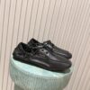sy_no_108C245A270D87D63639011D8FEB9577_0 Black Nappa Leather Lace-Up Loafers