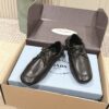 sy_no_108C245A270D87D63639011D8FEB9577_3 Black Nappa Leather Lace-Up Loafers