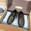 sy_no_108C245A270D87D63639011D8FEB9577_8 Black Nappa Leather Lace-Up Loafers