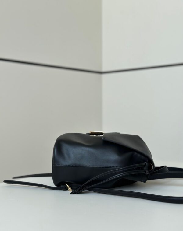 Fendi Leather Backpack – Black