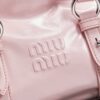 sy_no_112491CD56A01B8A09A8DC19069DA155_4 New Miu Miu Oiled-Wax Leather Bow Biker-Style Bag – Vintage, Large-Capacity Bag (Underarm/Shoulder/Crossbody/Handheld)