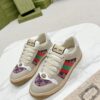 Gucci Screener Pink GG Canvas & Beige Suede Sneaker – Pink / Beige
