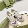 Gucci Screener Pink GG Canvas & Beige Suede Sneaker – Pink / Beige