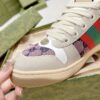 Gucci Screener Pink GG Canvas & Beige Suede Sneaker – Pink / Beige