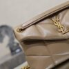sy_no_1190F35BF742B008686204DEB818676F_3 YSL Loulou 29cm Quilted Chain Bag – Khaki Lambskin