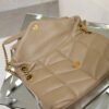 sy_no_1190F35BF742B008686204DEB818676F_6 YSL Loulou 29cm Quilted Chain Bag – Khaki Lambskin