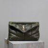 sy_no_11ACF604F4446AA124BE861D1C01C991_0 YSL Loulou Puffer 29cm Quilted Chain Bag – Olive Green