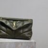sy_no_11ACF604F4446AA124BE861D1C01C991_2 YSL Loulou Puffer 29cm Quilted Chain Bag – Olive Green