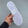 sy_no_11C1730BDD75A78A640459AA401F1E76_7 Nike Air Force 1 Low Custom – Light Blue Graffiti & Double-Lace Sneakers