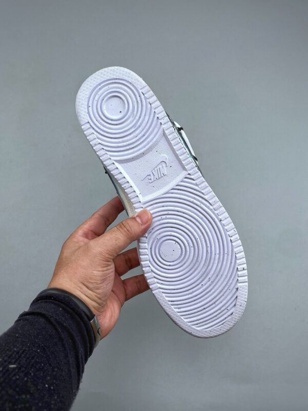 sy_no_11C1730BDD75A78A640459AA401F1E76_7 Nike Air Force 1 Low Custom – Light Blue Graffiti & Double-Lace Sneakers