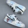 sy_no_11C1730BDD75A78A640459AA401F1E76_8 Nike Air Force 1 Low Custom – Light Blue Graffiti & Double-Lace Sneakers