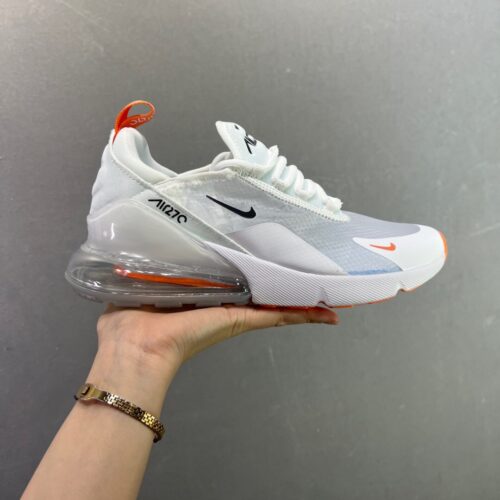 Nike Air Max 270 – White / Bright Orange