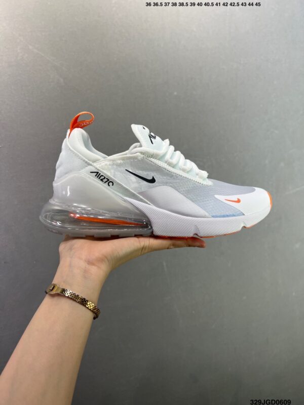 sy_no_12197B31393D5FD6FD474FF254D34FFB_0 Nike Air Max 270 – White / Bright Orange