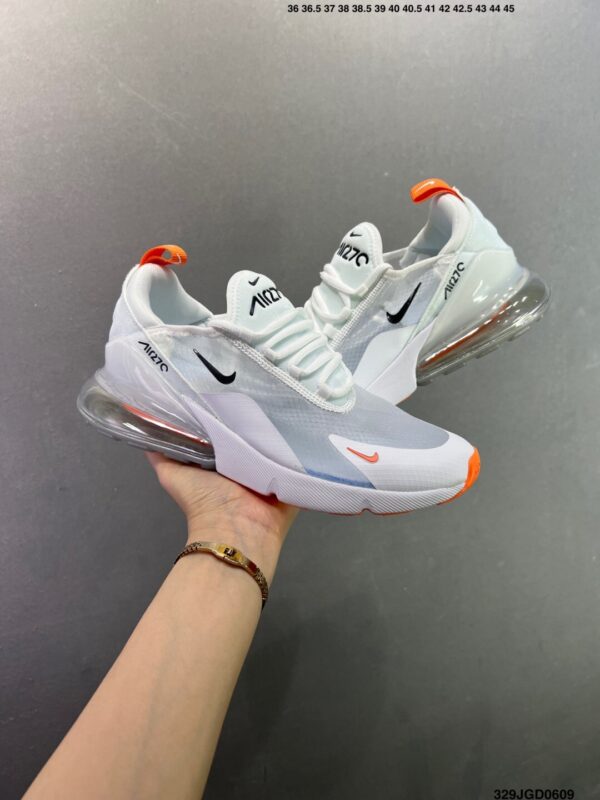 sy_no_12197B31393D5FD6FD474FF254D34FFB_7 Nike Air Max 270 – White / Bright Orange