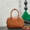 Miu Miu "Too Pretty" Bowling Bag – Small Leather Handbag / Crossbody Bag