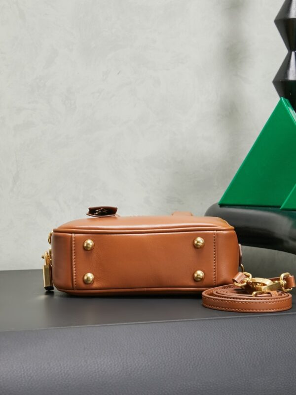 Miu Miu "Too Pretty" Bowling Bag – Small Leather Handbag / Crossbody Bag