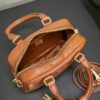 Miu Miu "Too Pretty" Bowling Bag – Small Leather Handbag / Crossbody Bag