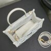New Miu Miu Fashionable Floral-Embroidered Mesh Tote Bag