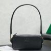 sy_no_13AB35CC7A8893A4DEBDB451D8FF690D_0 Black Smooth Leather Rectangular Underarm Camera Bag