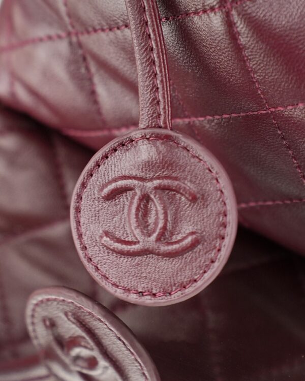 sy_no_13AF2FE0ED1CFE9C9B48AF307A17E169_6 Chanel 26S Spring/Summer Collection Burgundy Lambskin Quilted Drawstring Backpack
