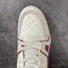 Louis Vuitton LV Trainer White & Metallic Red Retro Sneakers