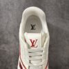 Louis Vuitton LV Trainer White & Metallic Red Retro Sneakers