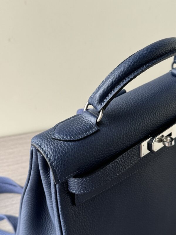 sy_no_145A100634276BC1D62483BD98EC7B4C_4 Hermès Kelly Ado 28 Backpack – Blue Togo Leather