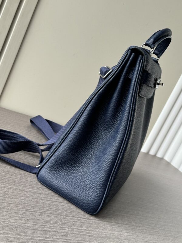 sy_no_145A100634276BC1D62483BD98EC7B4C_6 Hermès Kelly Ado 28 Backpack – Blue Togo Leather