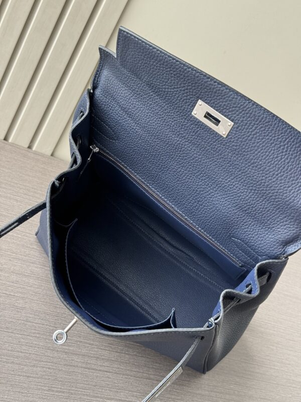 sy_no_145A100634276BC1D62483BD98EC7B4C_8 Hermès Kelly Ado 28 Backpack – Blue Togo Leather