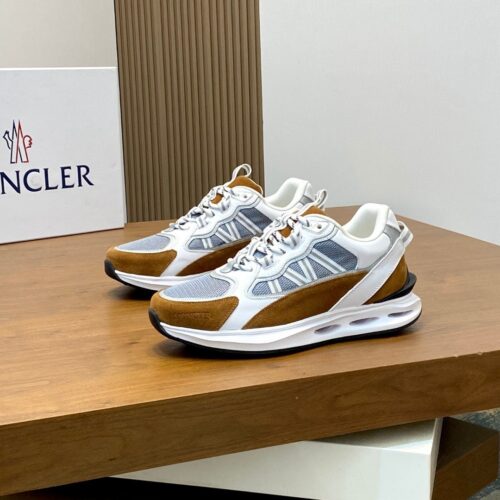 Brown & Khaki Lightweight Running Sneakers