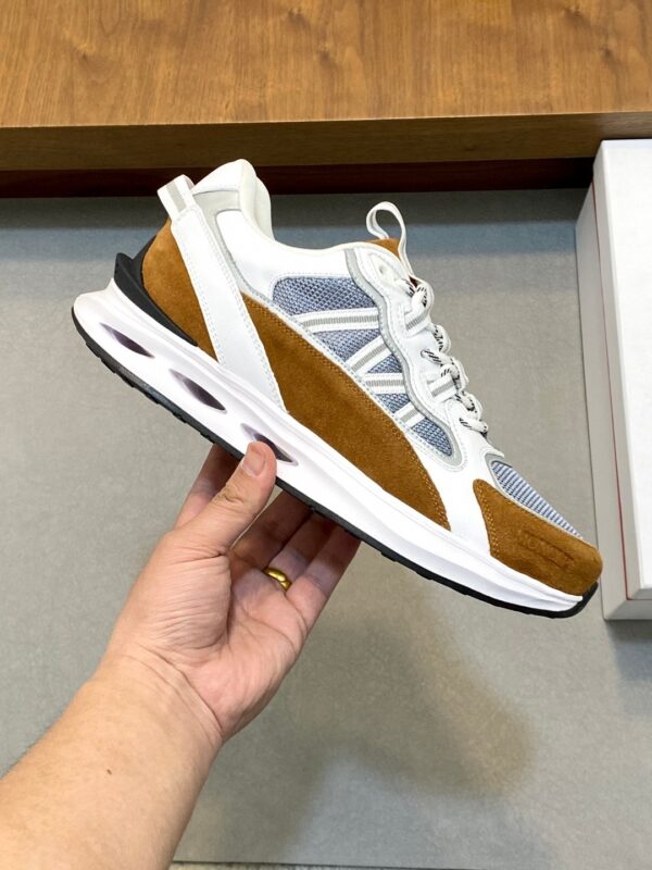 sy_no_14AA7F5DFDCA6224B8E85E8B794C3E6C_2 Brown & Khaki Lightweight Running Sneakers
