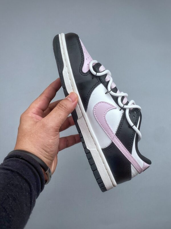 Nike Dunk Low Custom “Pink Toe / Dog Love” Double Lace Sneakers