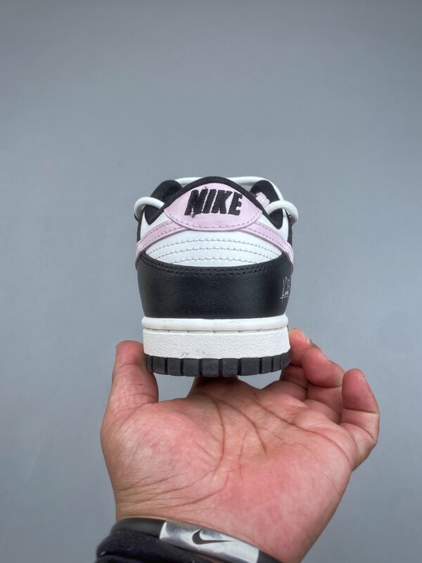 Nike Dunk Low Custom “Pink Toe / Dog Love” Double Lace Sneakers