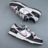Nike Dunk Low Custom “Pink Toe / Dog Love” Double Lace Sneakers