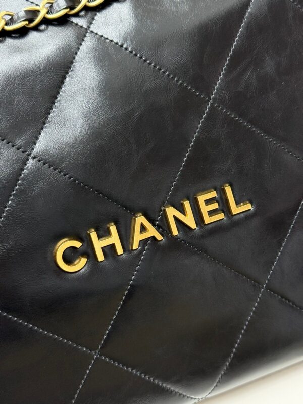 sy_no_1579FA3091309D28CAEEA063337E87D1_4 Chanel 22 Bucket Bag – Glossy Waxed Calfskin Leather
