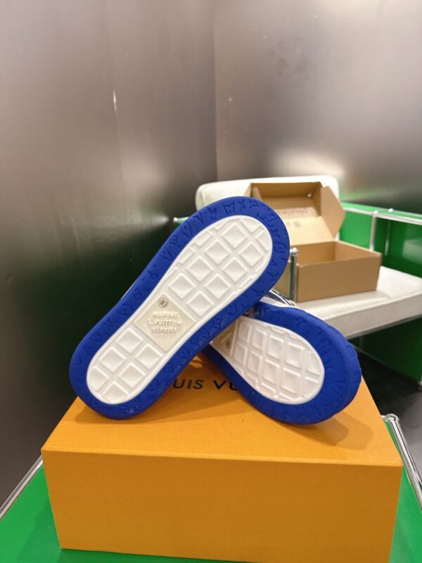 sy_no_169A603CCEDF0D0A02B92306B2B1E224_8 Louis Vuitton LV Groovy Blue Monogram Denim Chunky Skate Sneakers