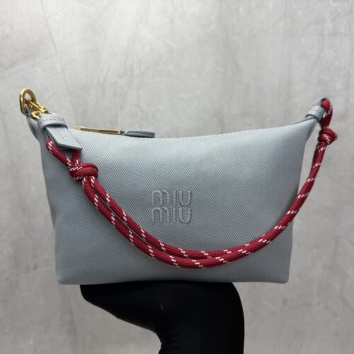sy_no_17A53BC60430D925C487A8D1EE575A01_0 Ice Blue Waterproof Canvas Rope-Handle Hobo Bag