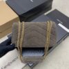 sy_no_17A690EFBC60CE5988A0EB3B66E49E74_1 LouLou Small Shoulder Bag – Suede Green & Gold