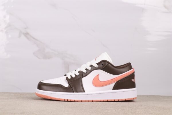 Air Jordan 1 Low – Mocha / Pink Orange