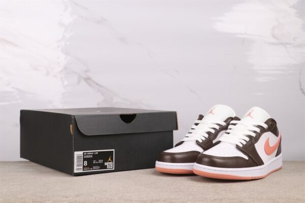Air Jordan 1 Low – Mocha / Pink Orange