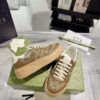 sy_no_188A55C20775ED80E75B6C68B2E41B50_2 Caramel Brown Monogram Canvas Platform Sneakers