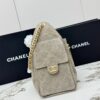 sy_no_18BC7D26DADEE472994B0BA0B9FEA72B_1 Chanel 25C Small Hobo Bag – Suede & Calfskin Leather with Gold Hardware (Matte Gray)