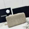 sy_no_18BC7D26DADEE472994B0BA0B9FEA72B_3 Chanel 25C Small Hobo Bag – Suede & Calfskin Leather with Gold Hardware (Matte Gray)